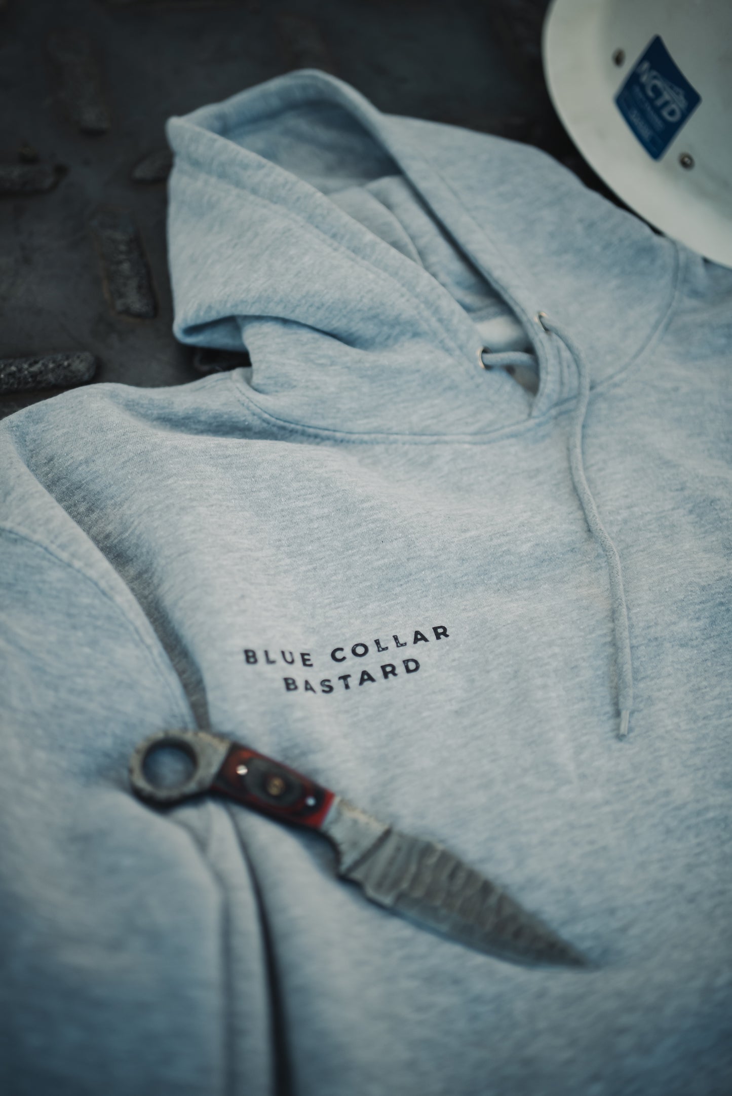 Off your ass & On your feet hoodie (Heather Grey)