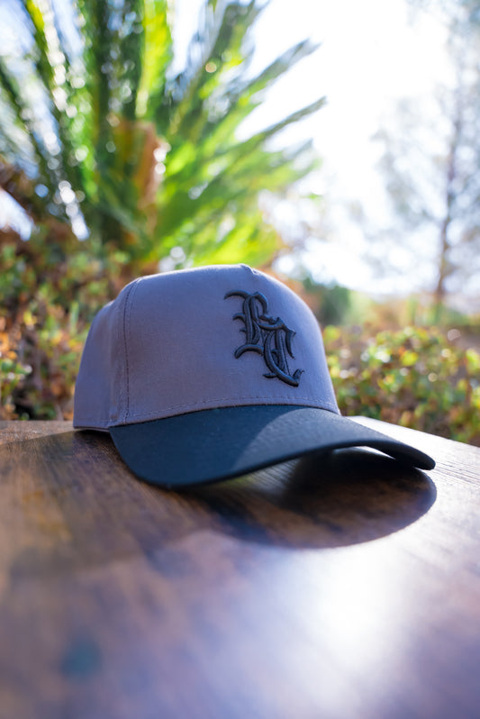 The Jawbreaker (Charcoal Grey W/ Black Stitch Curved Bill)
