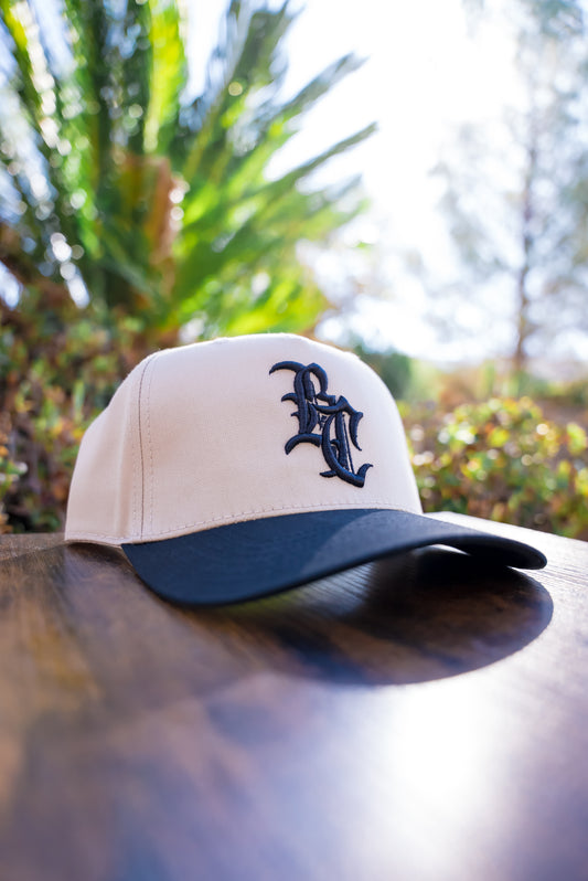 The Jawbreaker (Tan W/ Black Curved Bill)