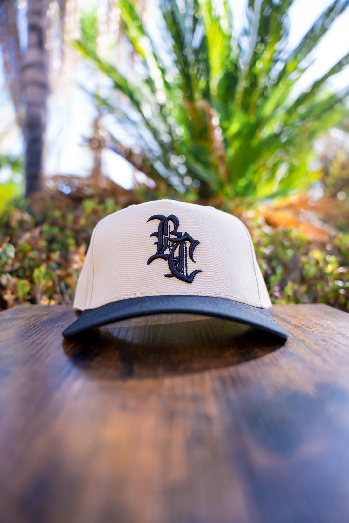 The Jawbreaker (Tan W/ Black Curved Bill)