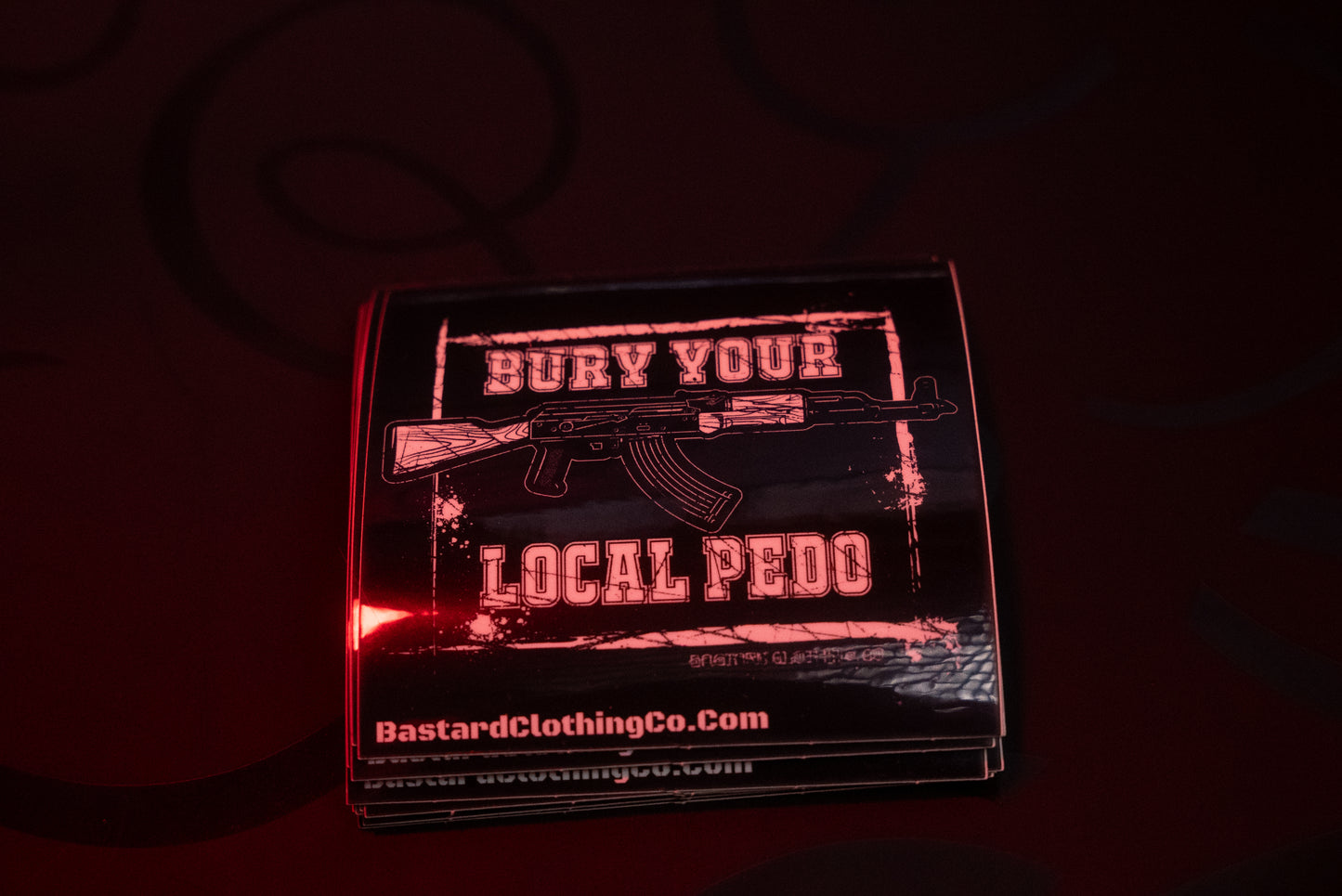 Bury Your Local Pedo Stickers