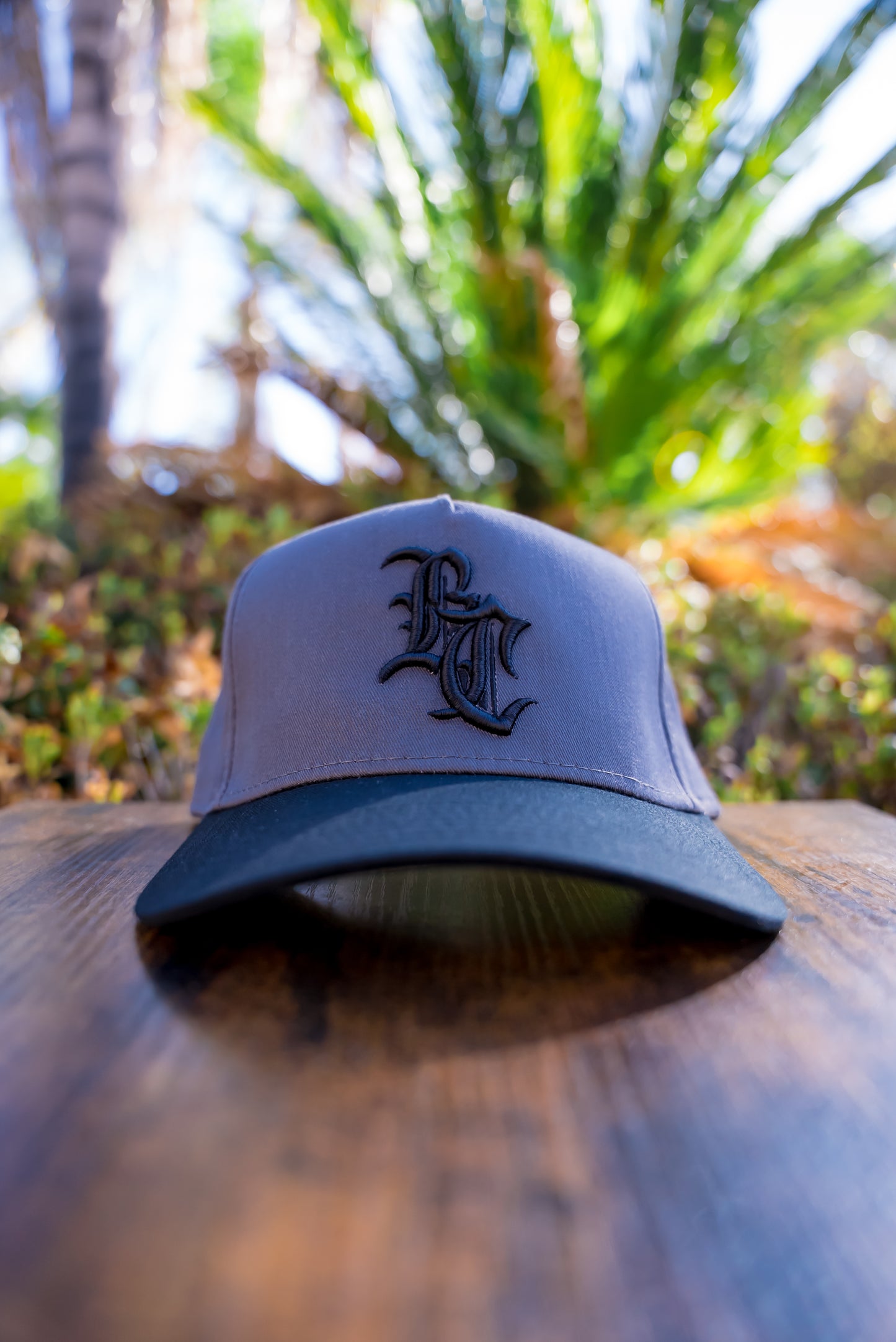 The Jawbreaker (Charcoal Grey W/ Black Stitch Curved Bill)