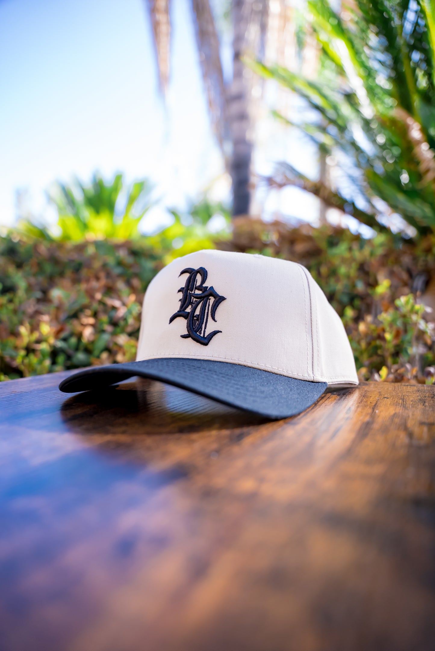 The Jawbreaker (Tan W/ Black Curved Bill)