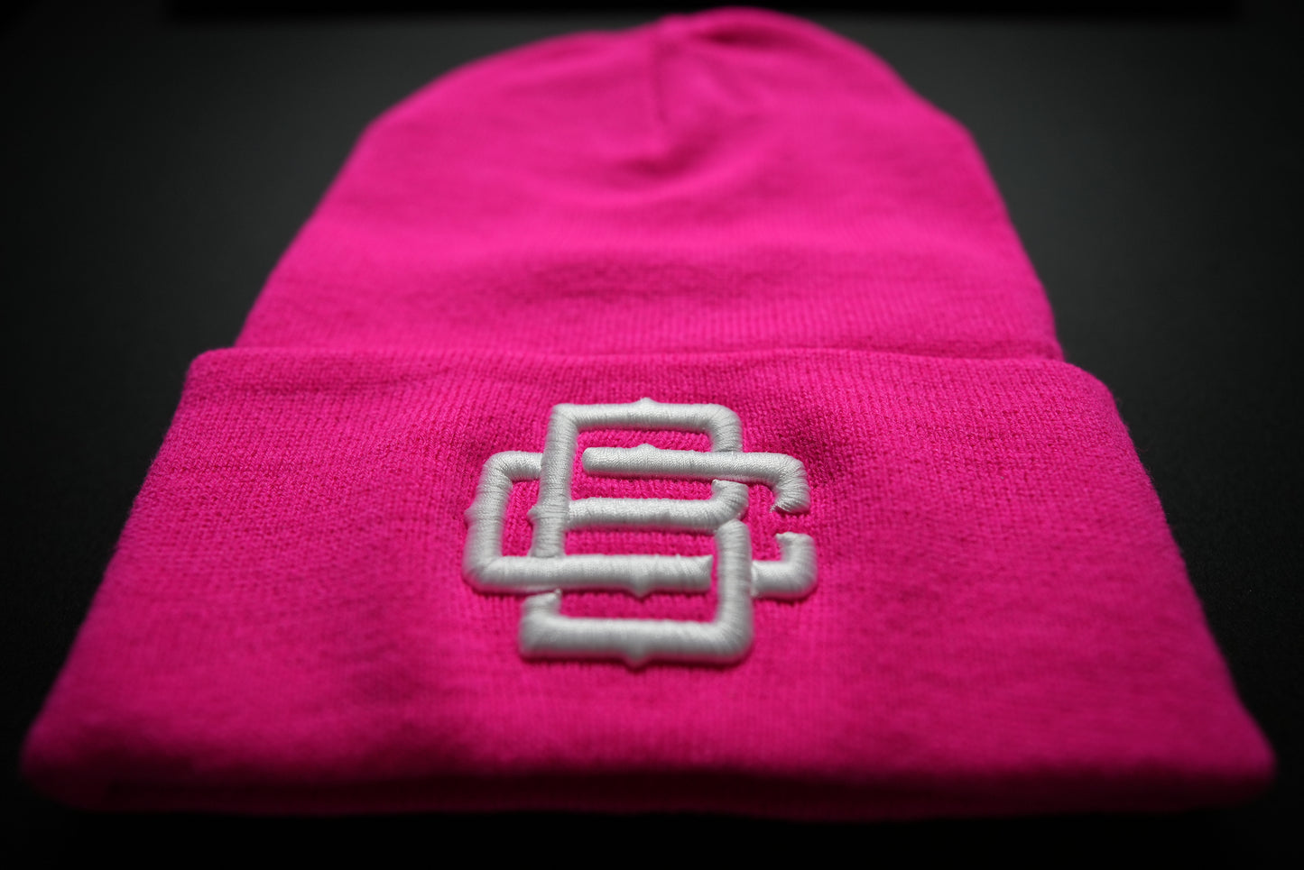 New BC Logo Beanies (Hot Pink)