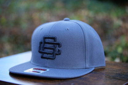 BC Logo All Dark Grey Flat Bill