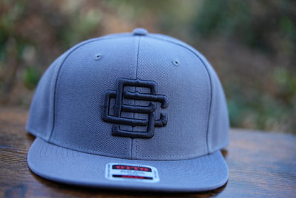 BC Logo All Dark Grey Flat Bill