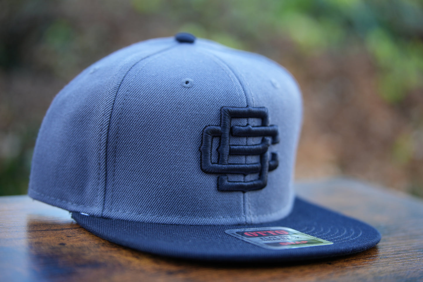 BC Logo Dark Grey W/ Black Flat Bill