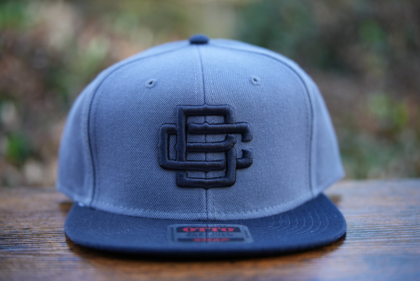 BC Logo Dark Grey W/ Black Flat Bill