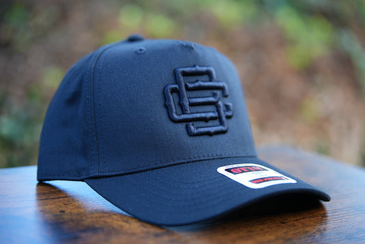 BC Logo Black On Black Curved Bill