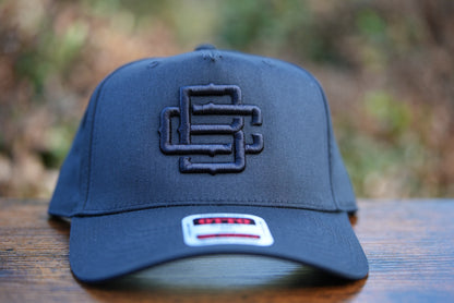 BC Logo Black On Black Curved Bill