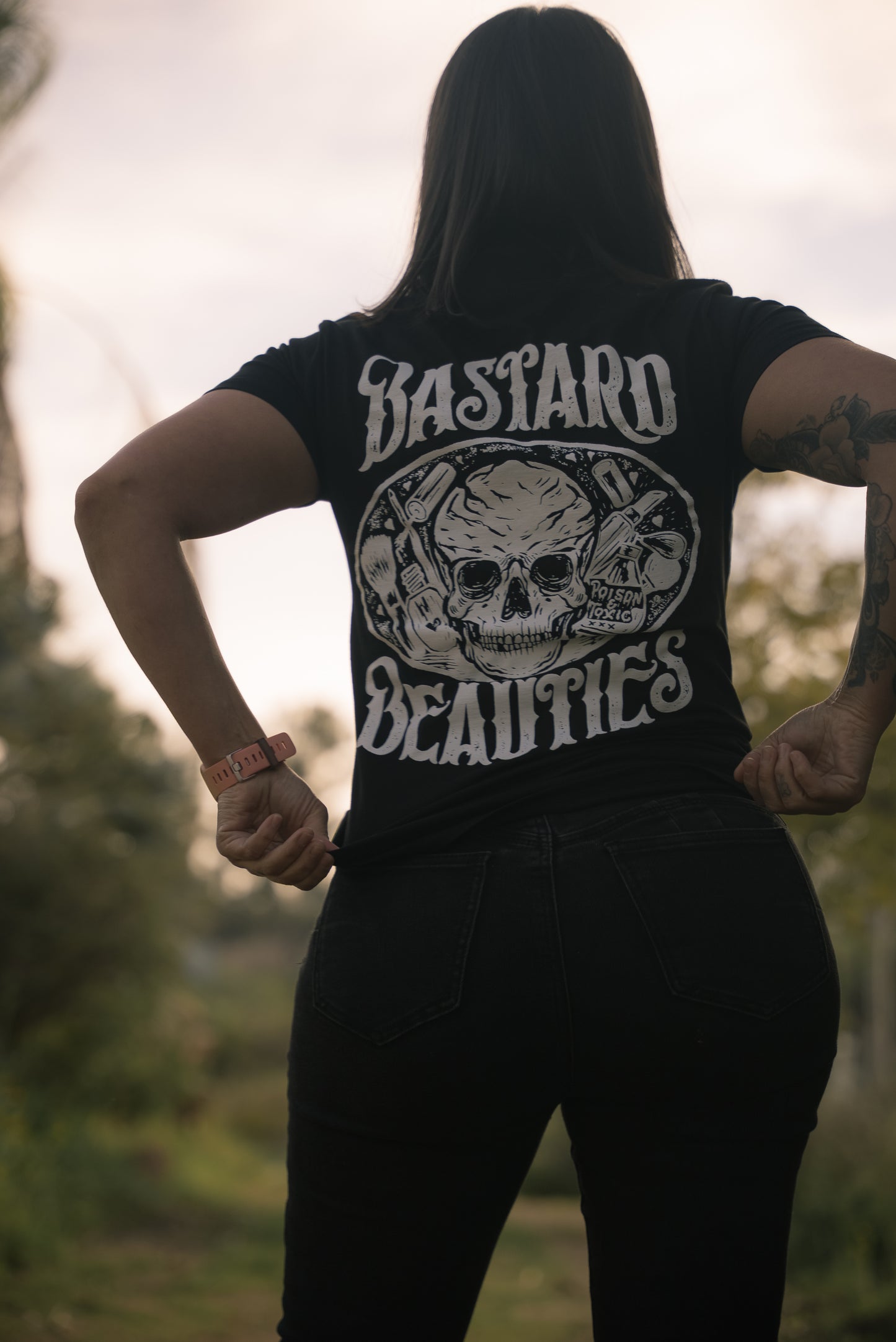 Bastard Beauties V-Neck Tees