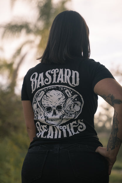 Bastard Beauties V-Neck Tees