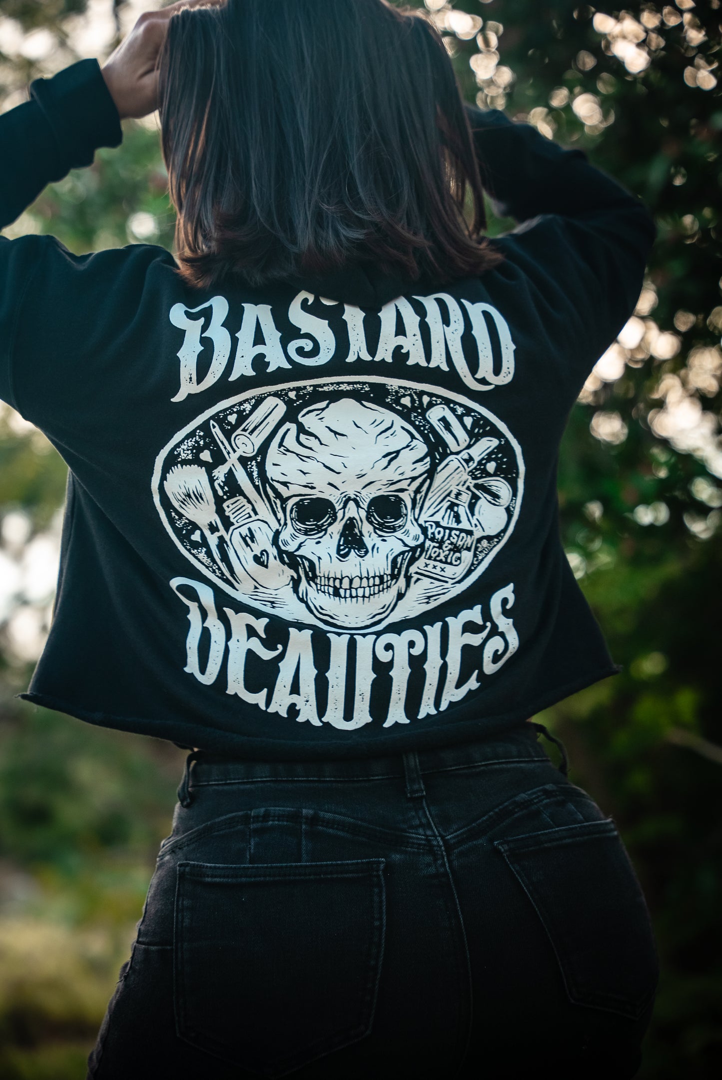 Bastard Beauties Crop Hoodie