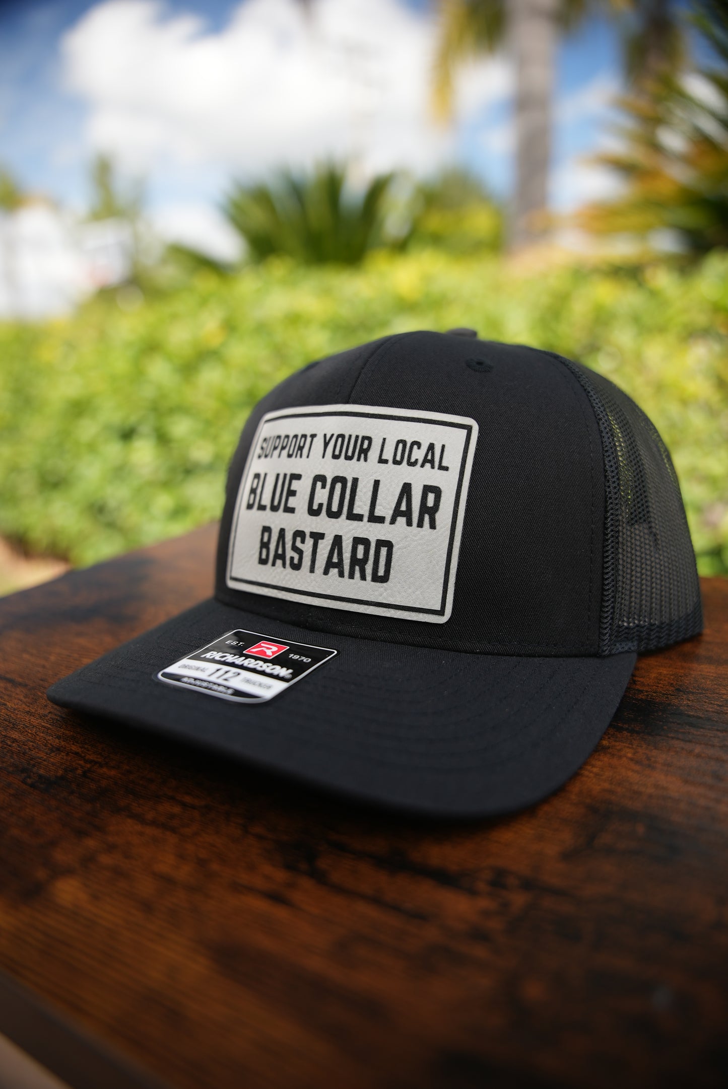 Support Your Local Blue Collar Bastard (Curved Bill)