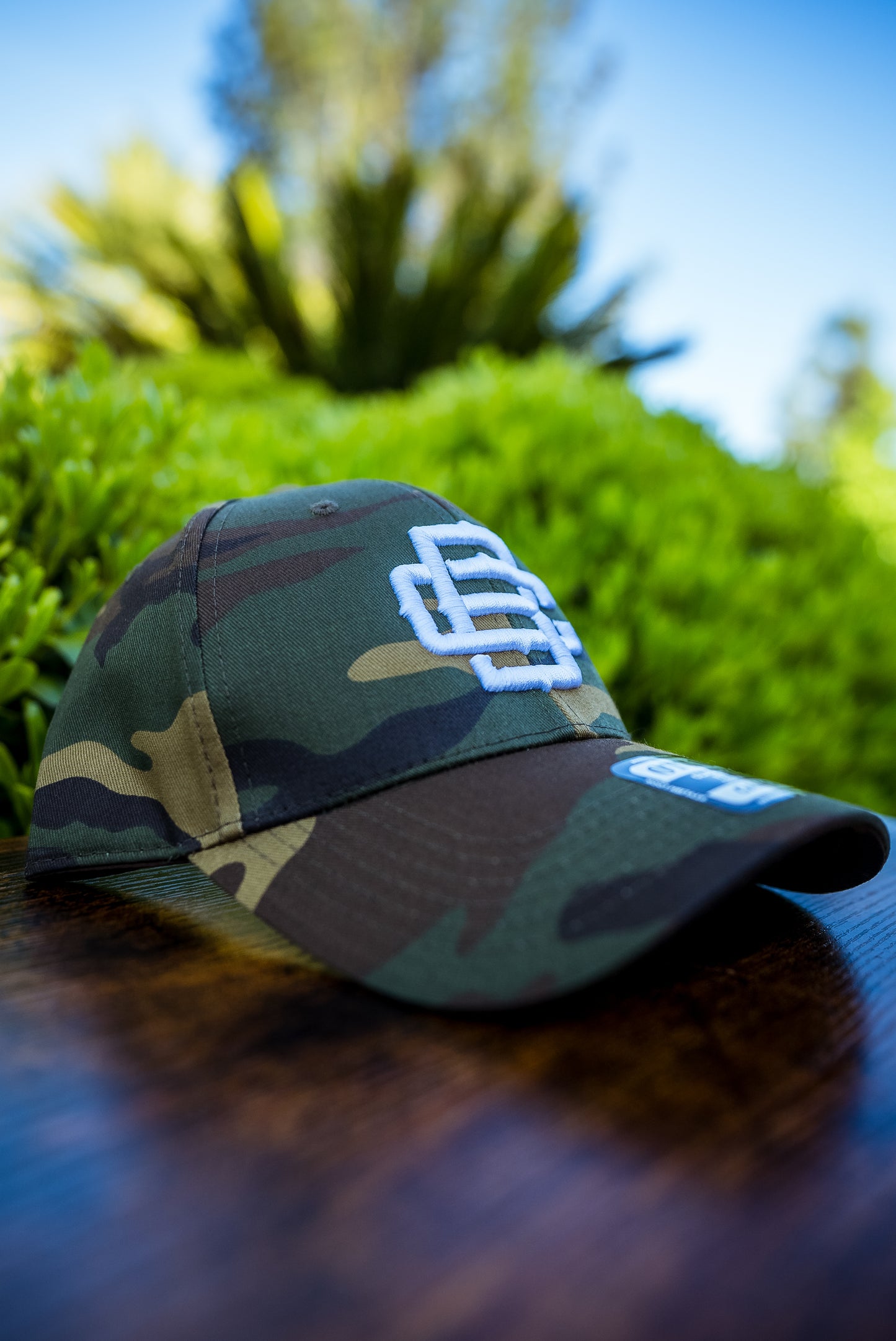 BC Logo Camo W/ White stitching (Curved Bill)