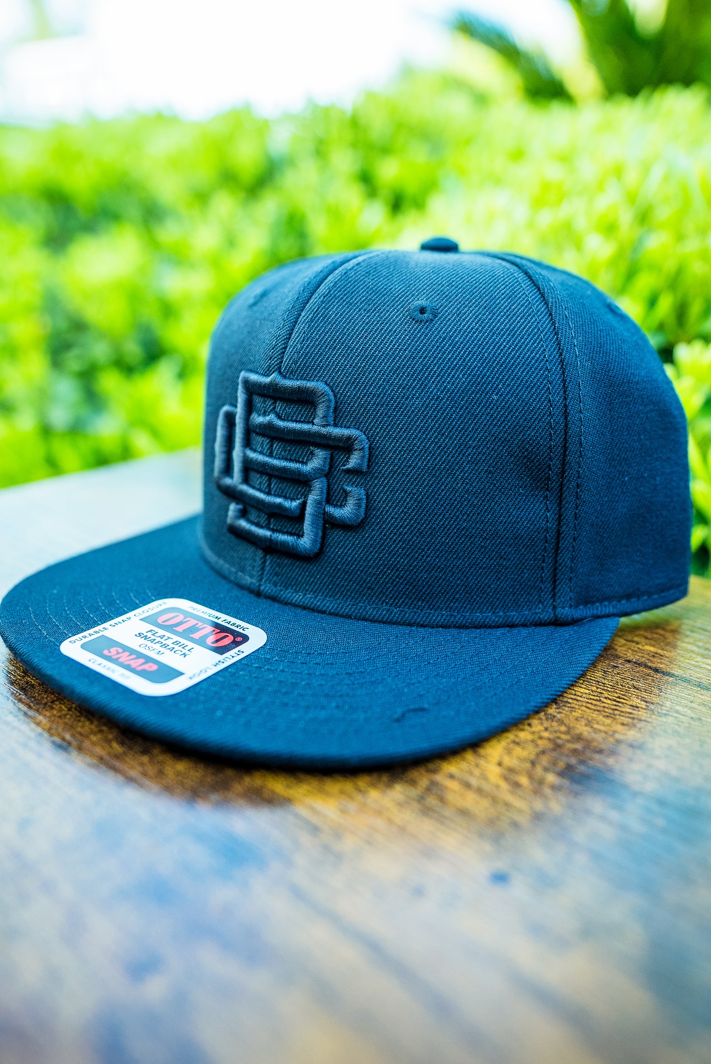 BC Logo Black on Black (Flat Bill)