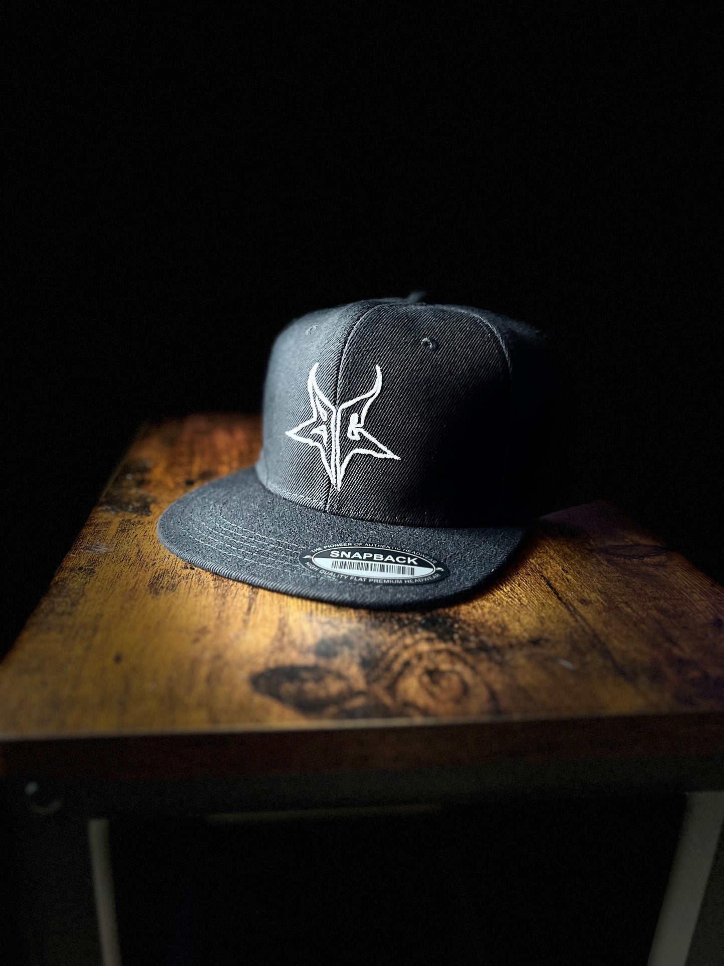 Bastard Flat Bill SnapBack (Black)