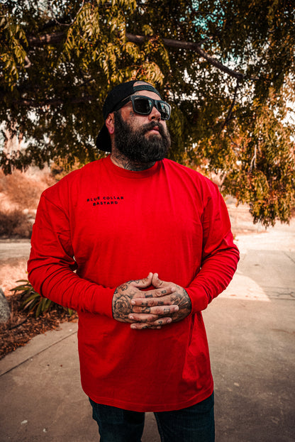 Off Your Ass & On Your Feet Long Sleeve (RED)